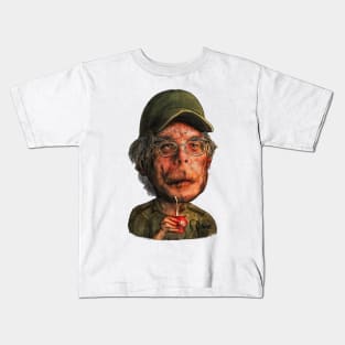 Stephen King the master of horror, drinking mate Kids T-Shirt